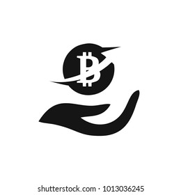 Vector illustration of bitcoin design