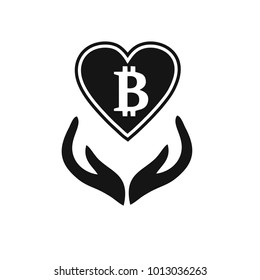 Vector illustration of bitcoin design