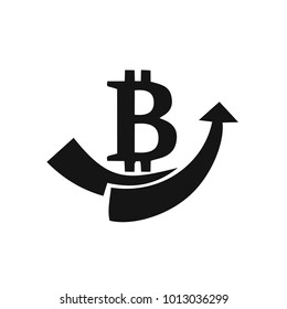 Vector illustration of bitcoin design