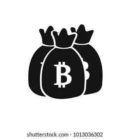 Vector illustration of bitcoin design