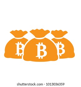 Vector illustration of bitcoin design