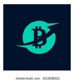Vector illustration of bitcoin design
