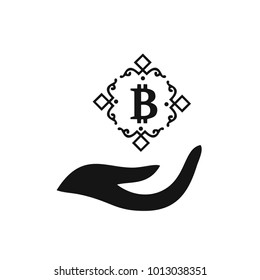 Vector illustration of bitcoin design
