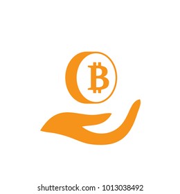 Vector illustration of bitcoin design