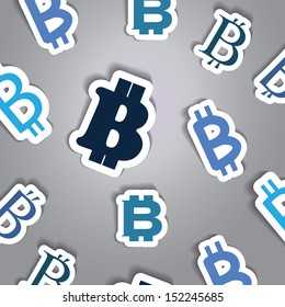 Vector Illustration of Bitcoin Designs