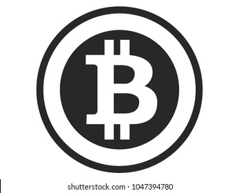 Vector illustration of the Bitcoin Symbol