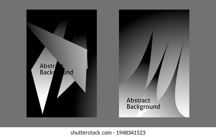 Vector illustration of black abstract background