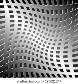 Vector illustration of black abstract metal background