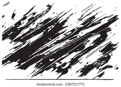 vector illustration of black abstract texture on white background, black and white texture
