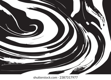 vector illustration of black abstract texture on white background, black and white texture