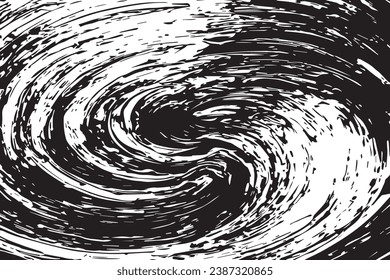 vector illustration of black abstract texture on white background, black and white texture