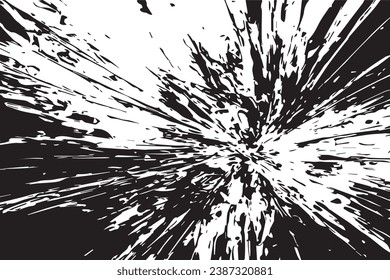 vector illustration of black abstract texture on white background, black and white texture