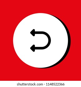 Vector illustration of black arrow icons