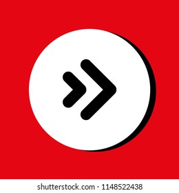 Vector illustration of black arrow icons