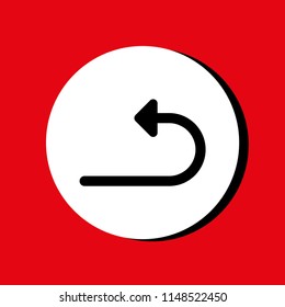 Vector illustration of black arrow icons