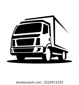 Vector illustration of a black box car
