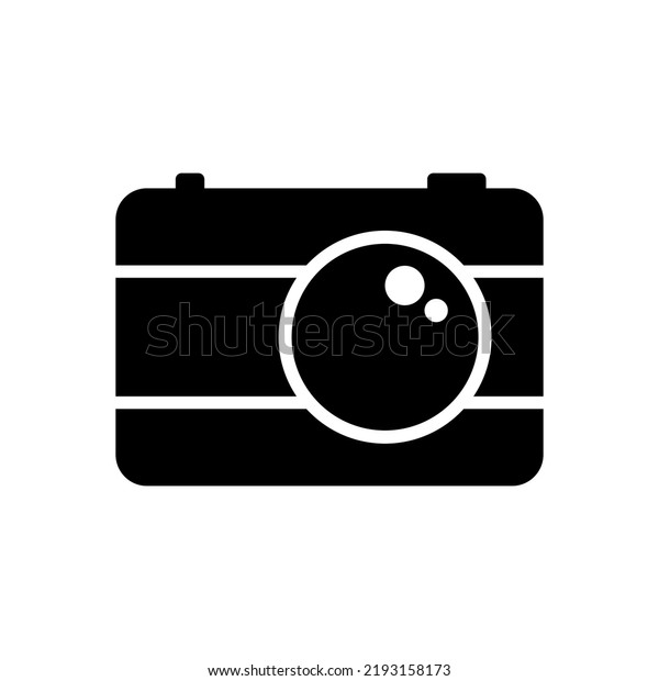 Vector Illustration Black Camera Logo Big Stock Vector (Royalty Free ...