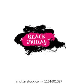 Vector illustration for Black Friday. Abstract vector black friday sale banner. For flyer, list, page, sign, poster, badge, booklet, print, art template design. Advertising grunge poster. 