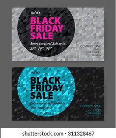 Vector illustration of Black friday big sale