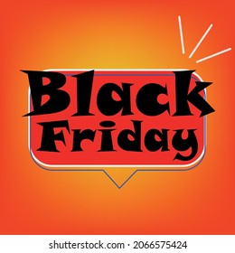 Ilustración vectorial para el Viernes Negro. Ofertas de tiempo limitado.
