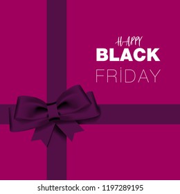Vector illustration. Black Friday sale inscription design template. Black Friday banner. Vector illustration