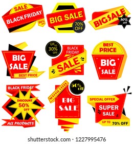 vector illustration of Black Friday Sale promotion shopping sale background