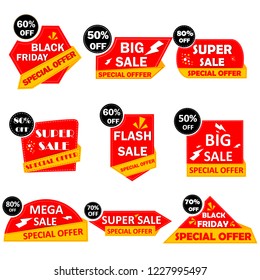 vector illustration of Black Friday Sale promotion shopping sale background