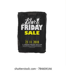 Vector illustration Black Friday Sale background, brochure, banners
