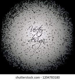 Vector illustration of Black and gray abstract background. Vector design.