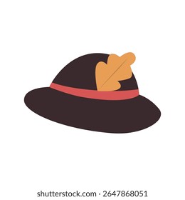 vector illustration of a black hat