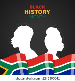 vector illustration for black history month 