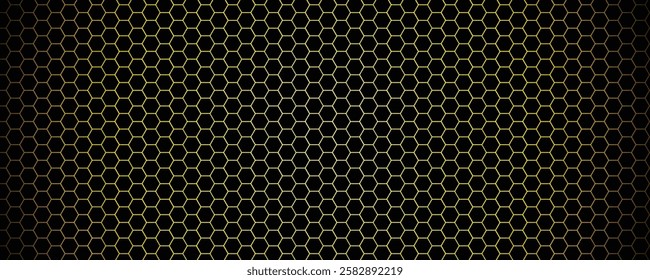 Vector illustration black honeycomb abstract background