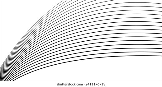 Vector Illustration of the black line of a white background.
