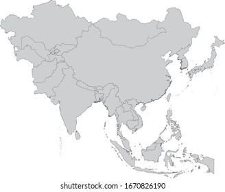 vector illustration of Black Map of Maldives