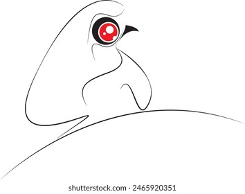 Vector illustration. Black Monster on a white Background. Cute black monster. Monsters with different emotions.