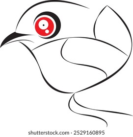 Vector illustration. Black Monster on a white Background. Cute Black Monster. Monsters with Different Emotions.