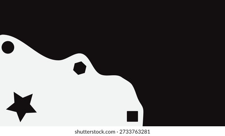 Ilustração vetorial de uma pantera negra