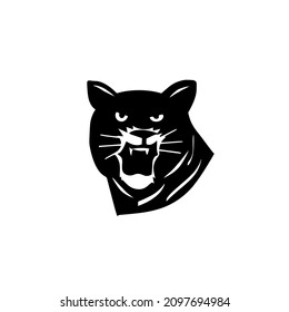 Vector illustration of black panther icon