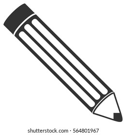 Ilustración vectorial con icono de lápiz negro
