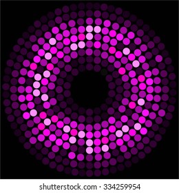 Vector illustration of Black pink purple abstract background.