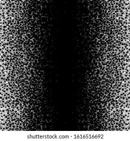 Vector illustration of black spiders  from the vertical. Abstract creative composition. Spiders monochrome vector. Insects in black and white concept. Black and white pattern. Textile, print pattern.
