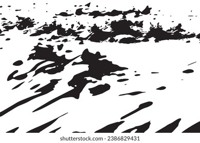 vector illustration of black texture