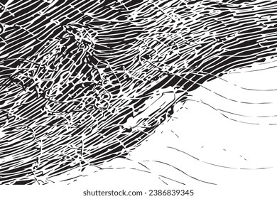 vector illustration of black texture on white background