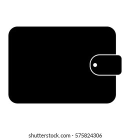 Vector Illustration of black Wallet Icon