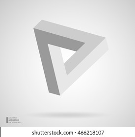 Vector illustration of black and white abstract geometric background
