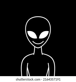 cute alien mascot character design 3809251 Vector Art at Vecteezy