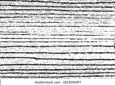 Ilustración vectorial del fondo de textura de pincel blanco y negro. Textura superpuesta angustiada. Borde de fondo. Efecto texturado abstracto. 