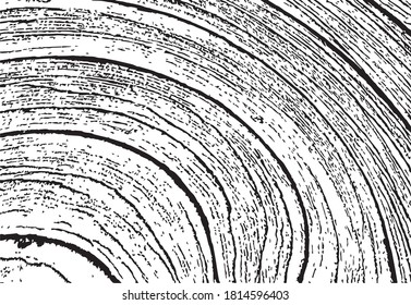 Vector illustration of black and white brush srokes texture background. Distressed overlay texture. Grunge background. Abstract textured effect. 