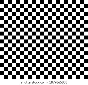 ilustración vectorial de un patrón de verificación en blanco y negro