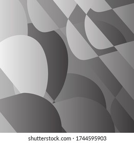 Vektor-Darstellung der abstrakten Schwarz-Weiß-Farbmuster Hintergrund